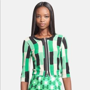 Tracy Reese for Anthropologie crop cardigan